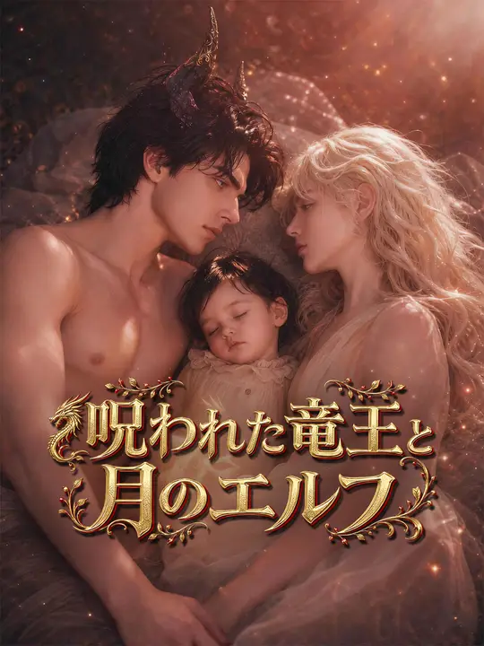 Poster 呪われた竜王と月のエルフ