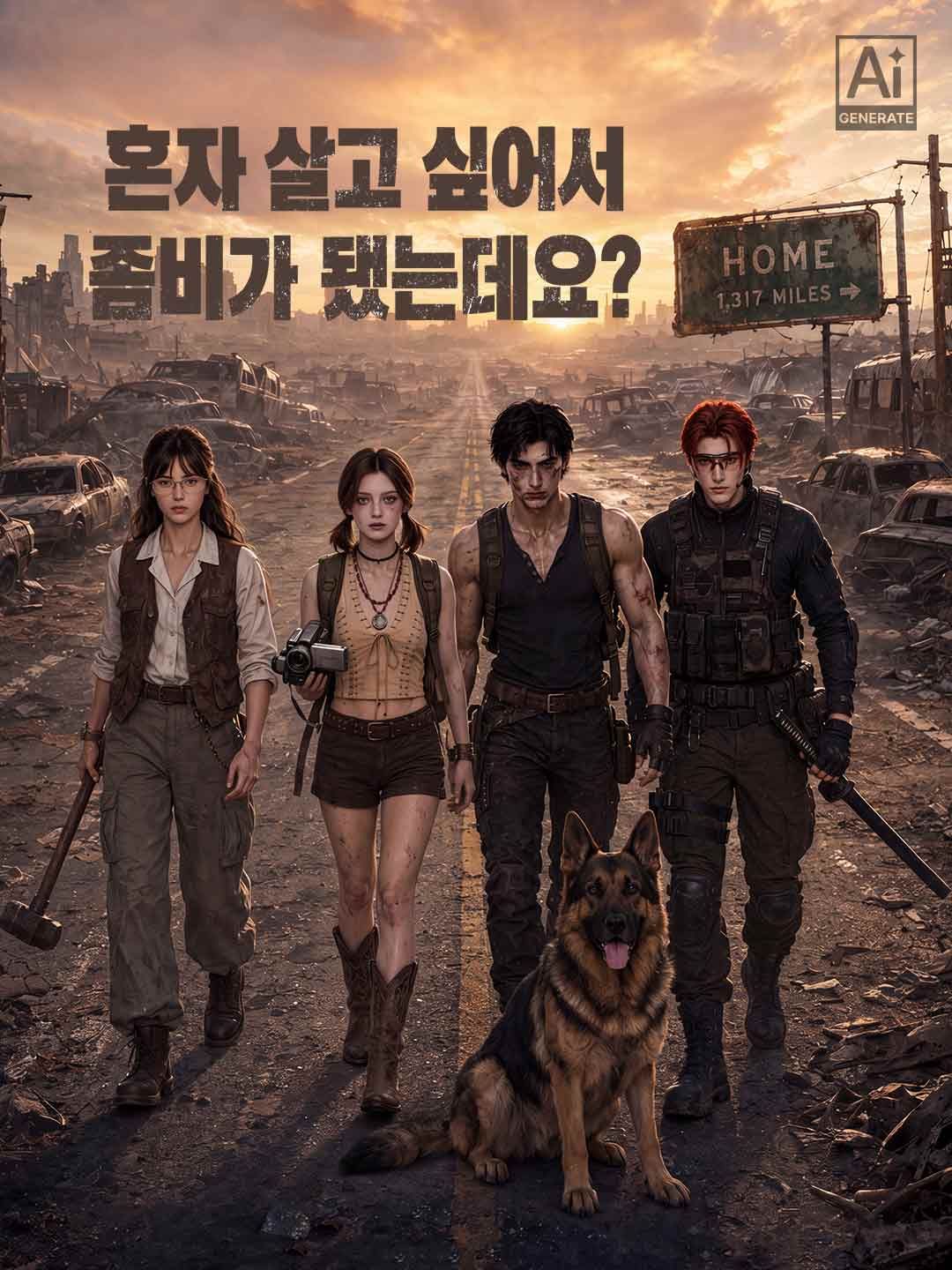 혼자 살고 싶어서 좀비가 됐는데요?
