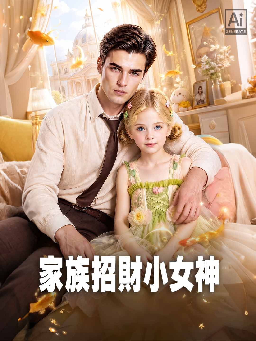 Poster 家族招財小女神