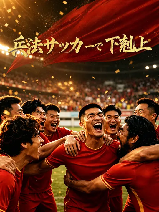 Poster 兵法サッカーで下剋上