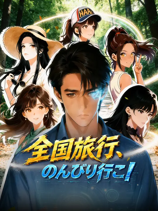 Poster 全国旅行、のんびり行こ！