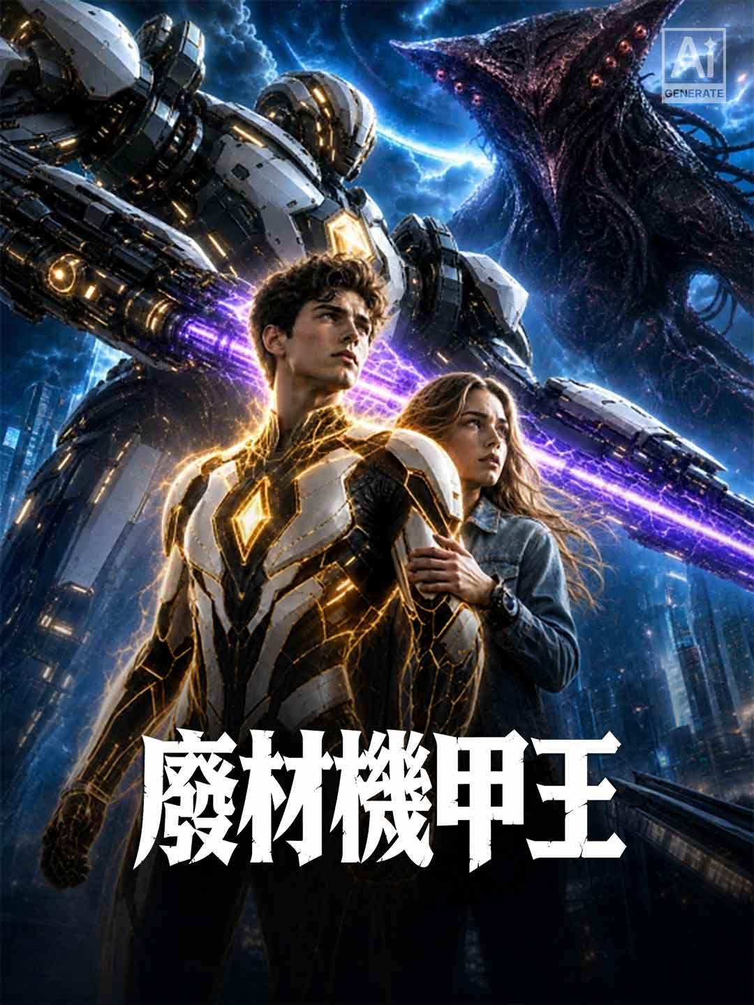 Poster 廢材機甲王