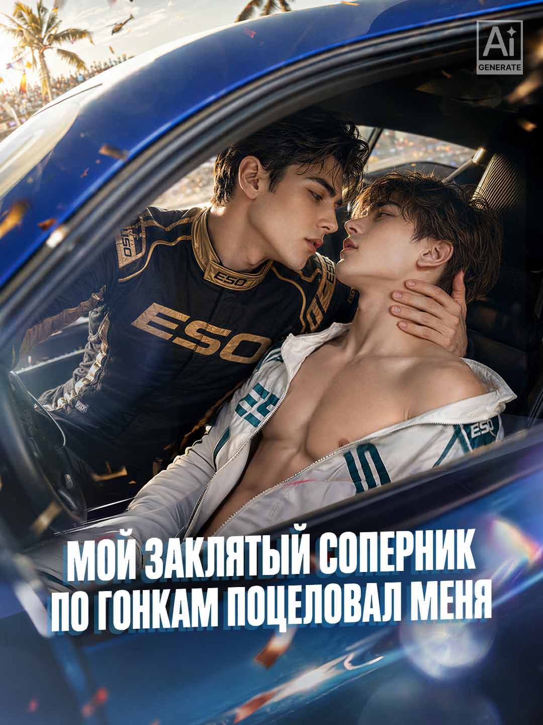 Мой заклятый соперник по гонкам поцеловал меня