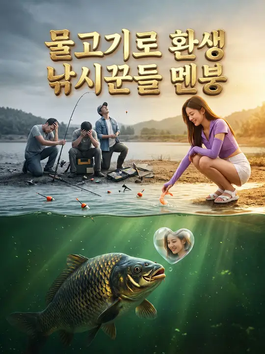 Poster 물고기로 환생, 낚시꾼들 멘붕
