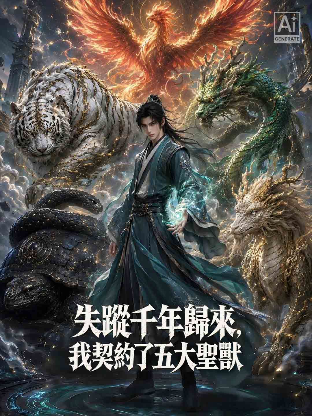 Poster 失蹤千年歸來，我契約了五大聖獸