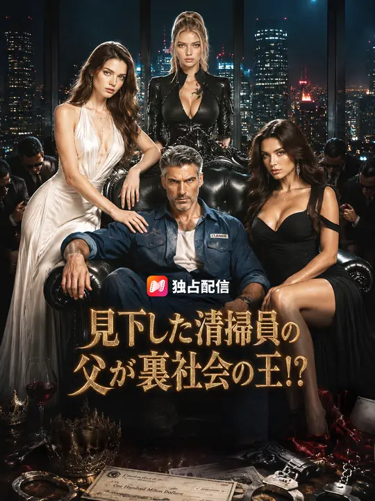 Poster 見下した清掃員の父が裏社会の王！？