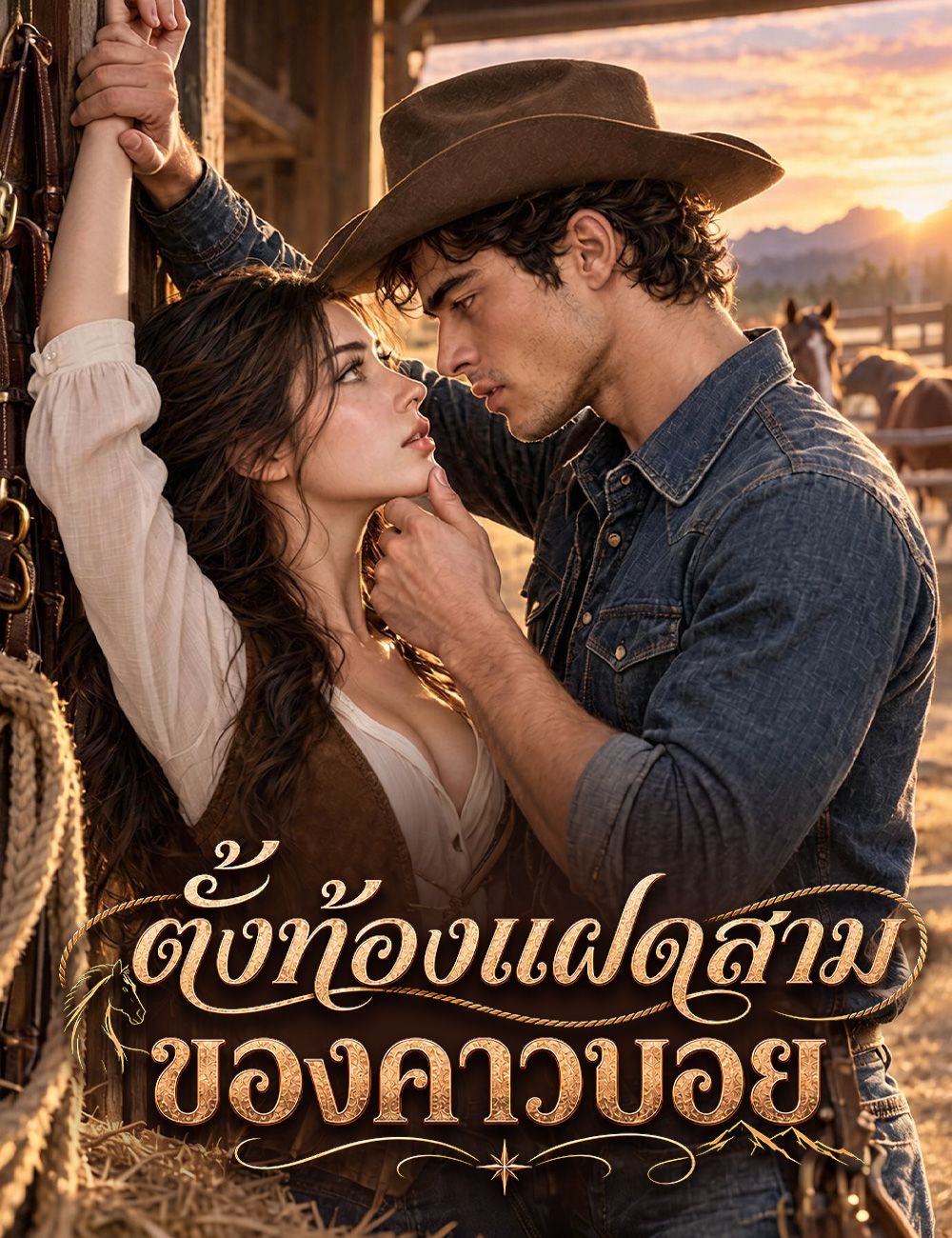 ตั้งท้องแฝดสามของคาวบอย（ฉบับพากย์ ）