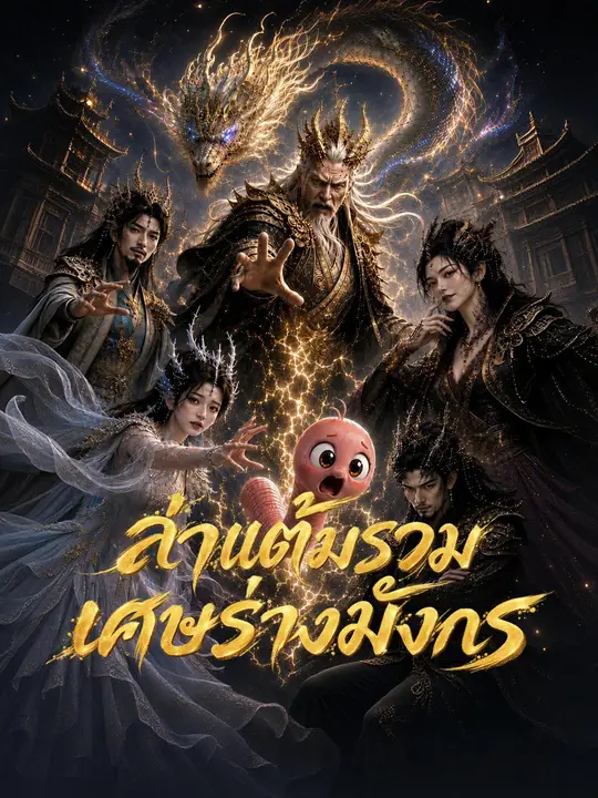 Poster ล่าแต้มรวมเศษร่างมังกร