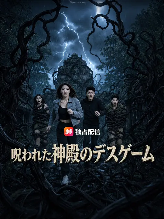 Poster 呪われた神殿のデスゲーム