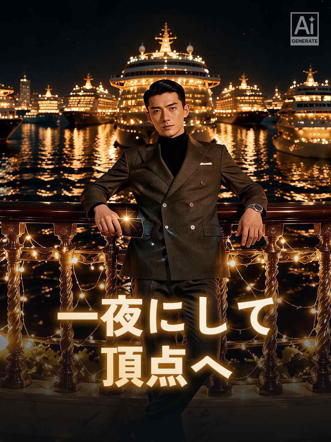 Poster 一夜にして頂点へ