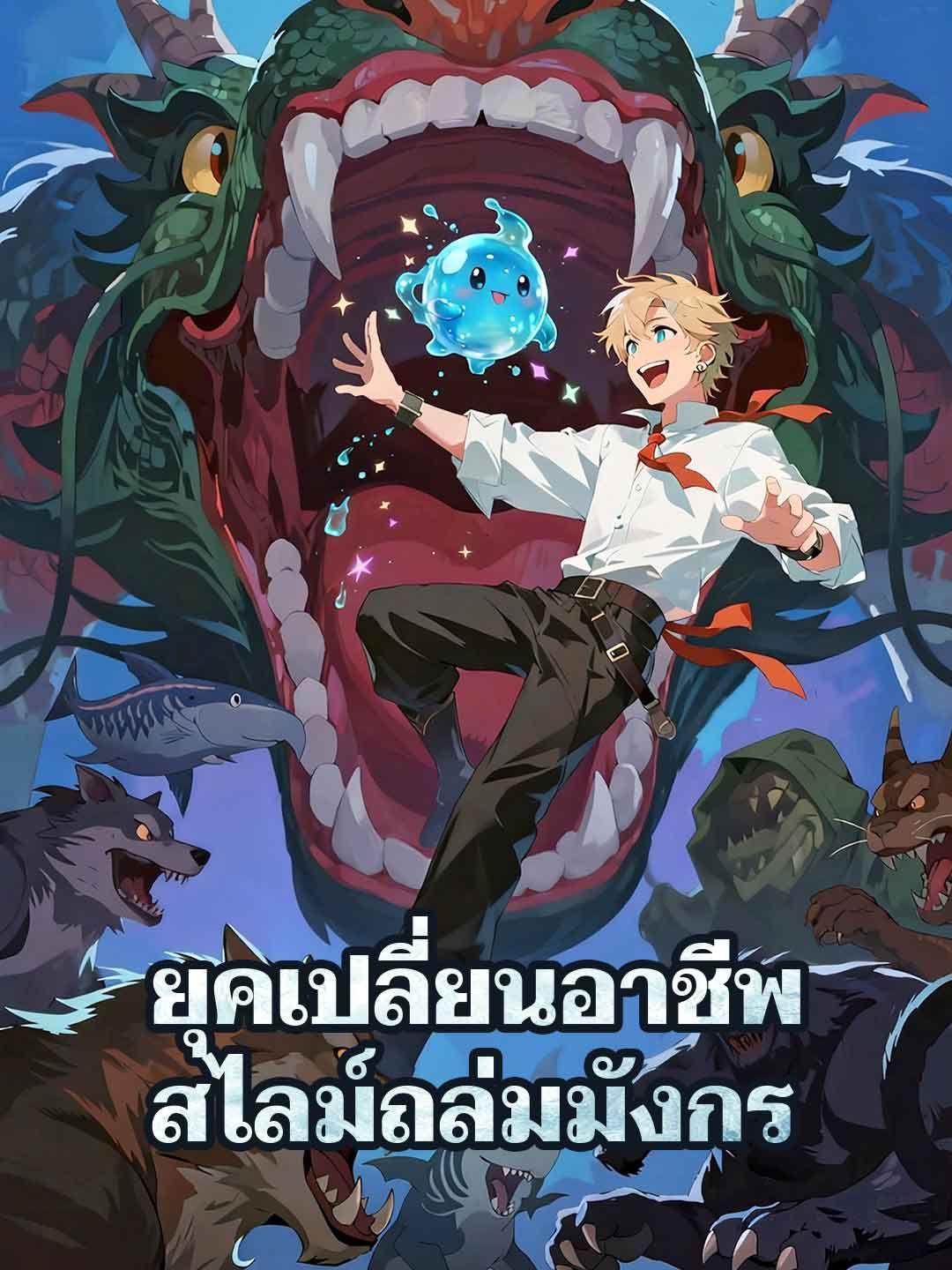Poster ยุคเปลี่ยนอาชีพ สไลม์ถล่มมังกร