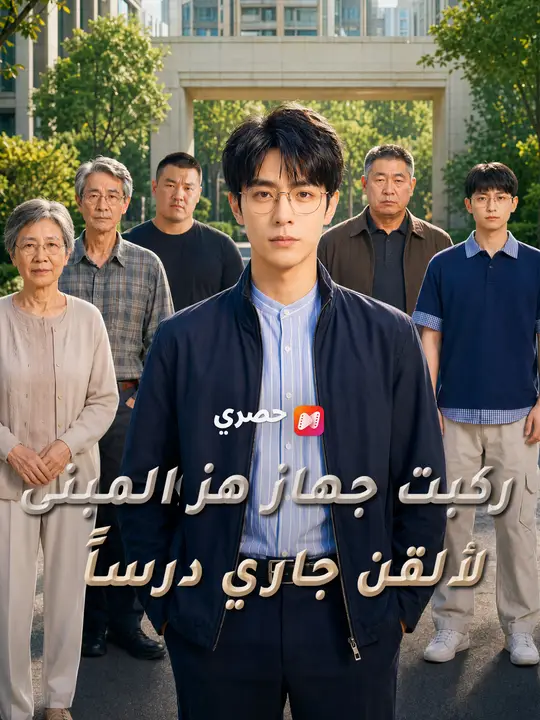 Poster ركبت جهاز هز المبنى لألقن جاري درساً