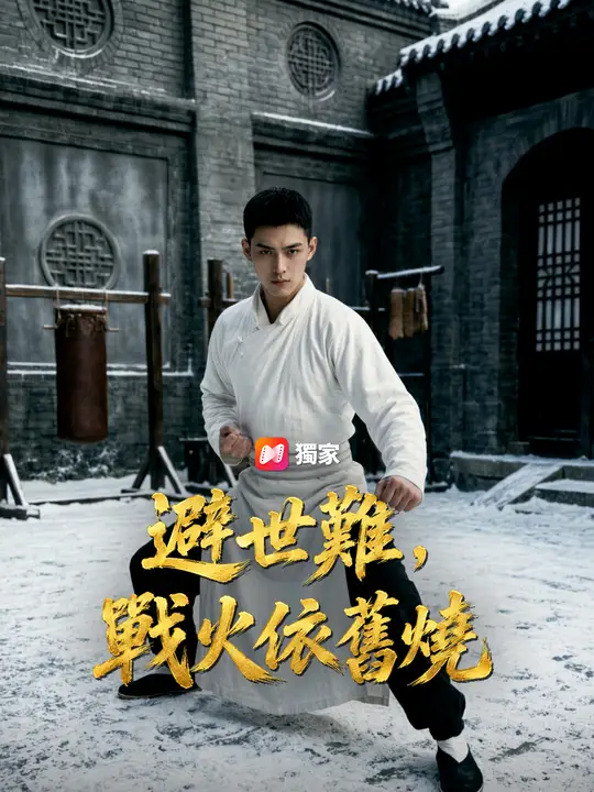 Poster 避世難，戰火依舊燒