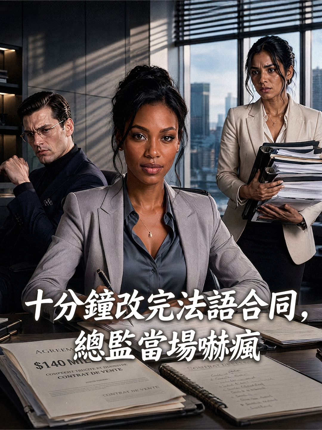 Poster 十分鐘改完法語合同，總監當場嚇瘋