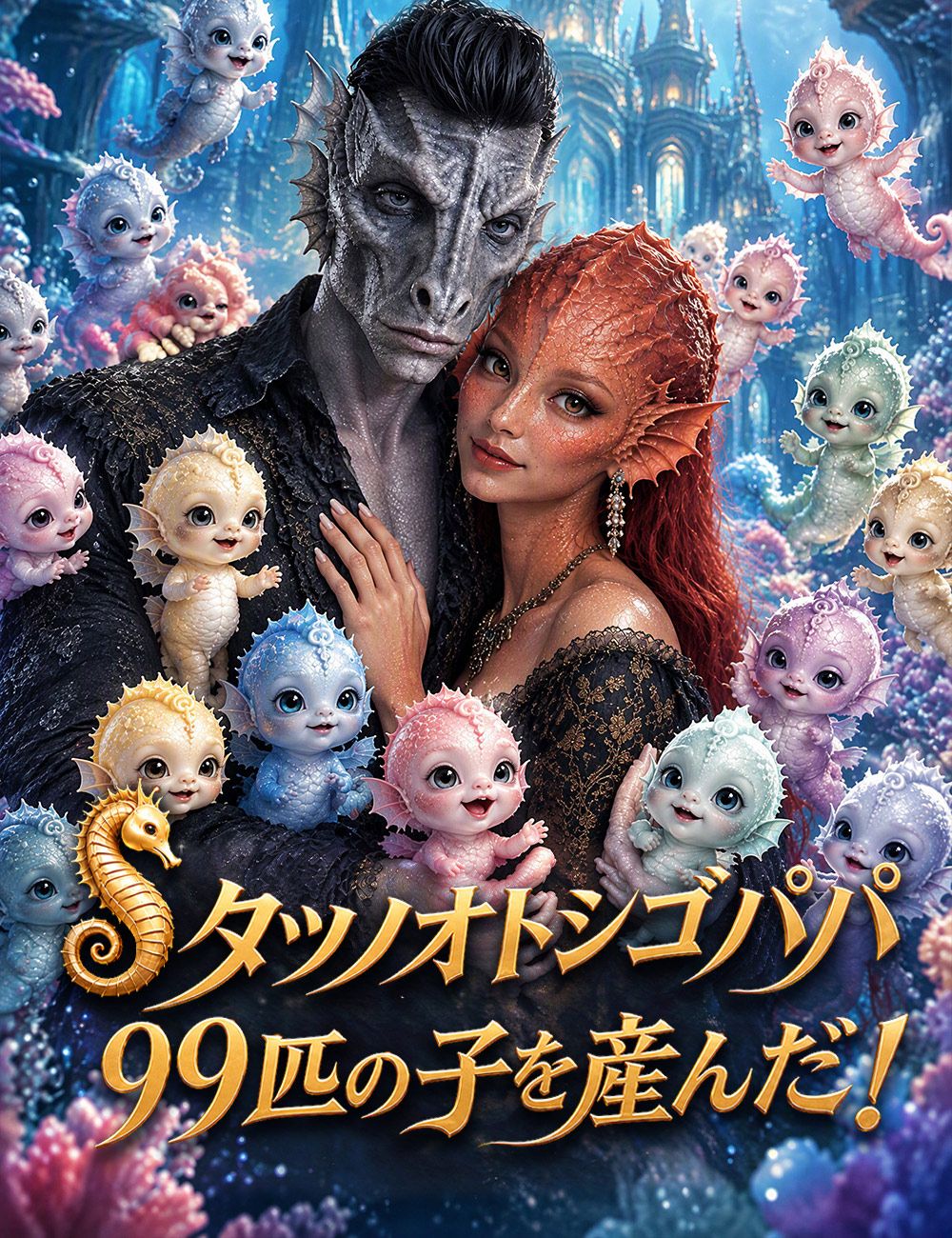 タツノオトシゴパパ、99匹の子を産んだ!(吹き替え)