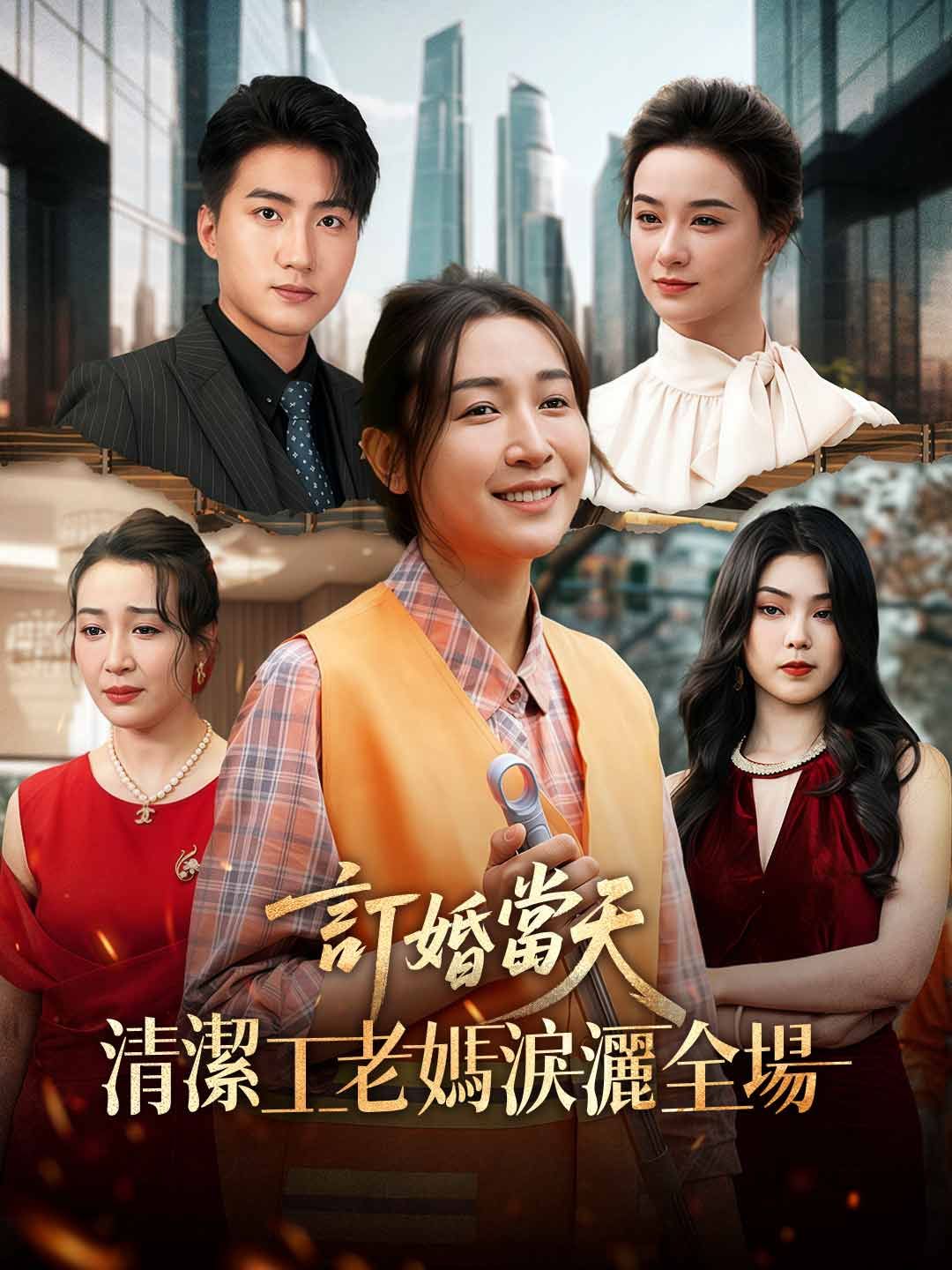 Poster 訂婚當天清潔工老媽淚灑全場