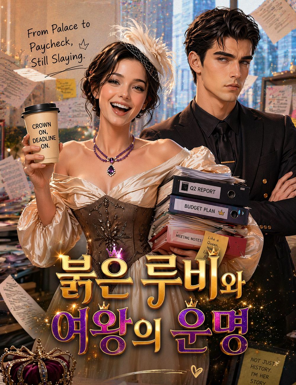 Poster 붉은 루비와 여왕의 운명