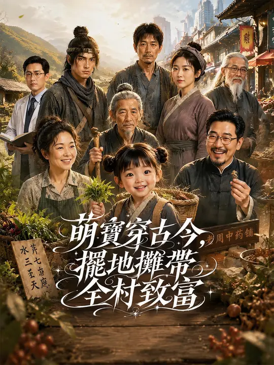 Poster 萌寶穿古今，擺地攤帶全村致富
