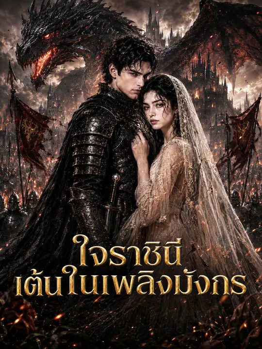 Poster ใจราชินีเต้นในเพลิงมังกร