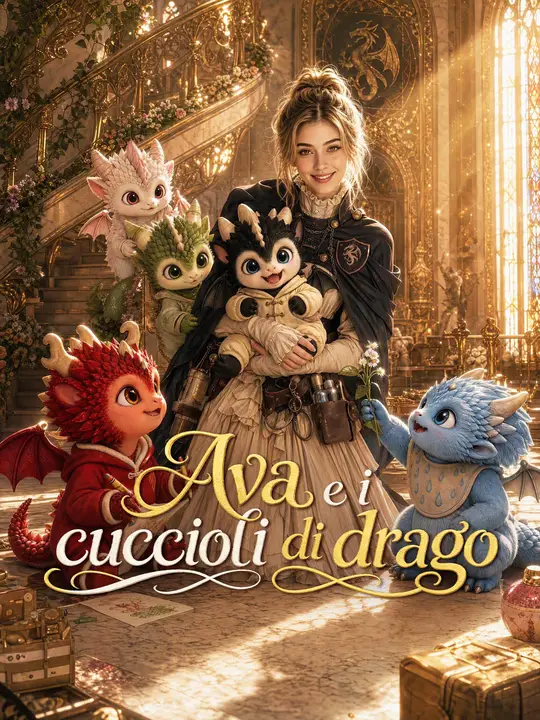 Ava e i cuccioli di drago
