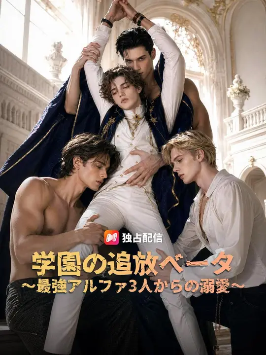 Poster (吹き替え) 学園の追放ベータ～最強アルファ3人からの溺愛～