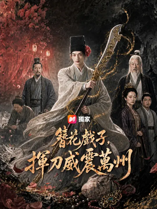 Poster 簪花戲子，揮刀威震萬州