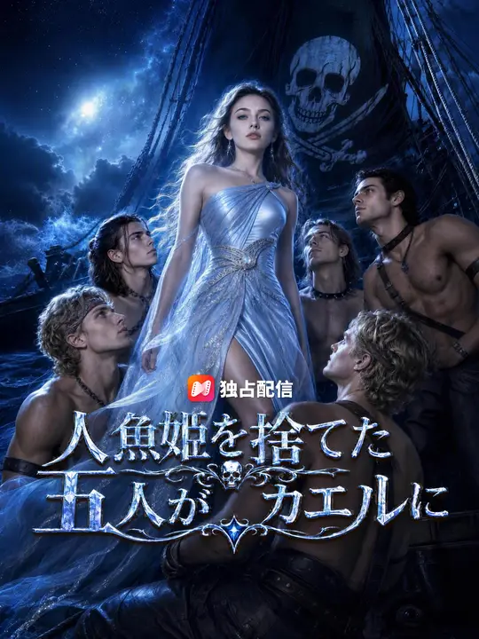 Poster 人魚姫を捨てた五人がカエルに