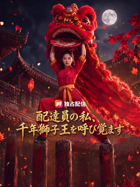Poster 配達員の私、千年獅子王を呼び覚ます