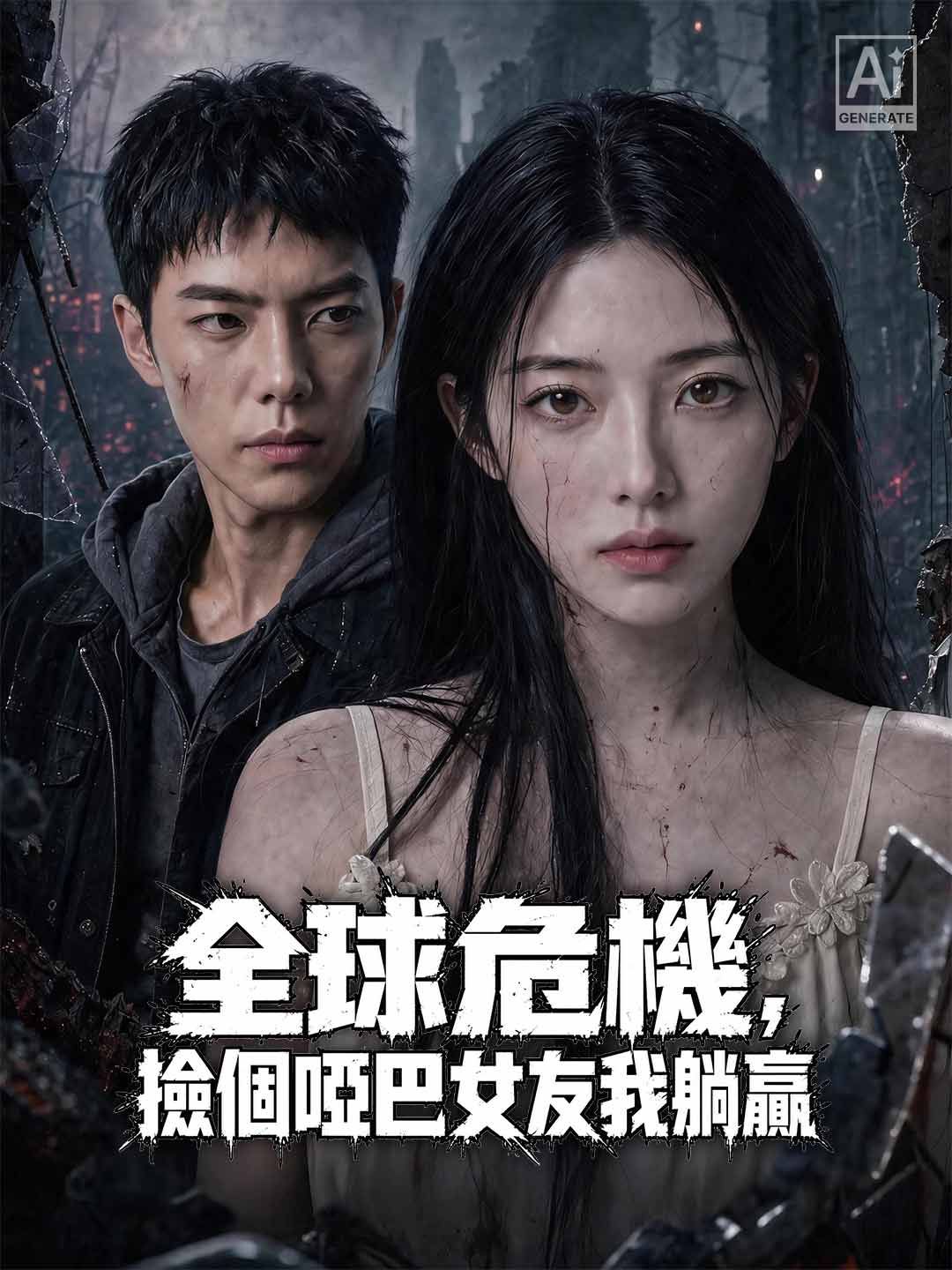 Poster 全球危機，撿個啞巴女友我躺贏