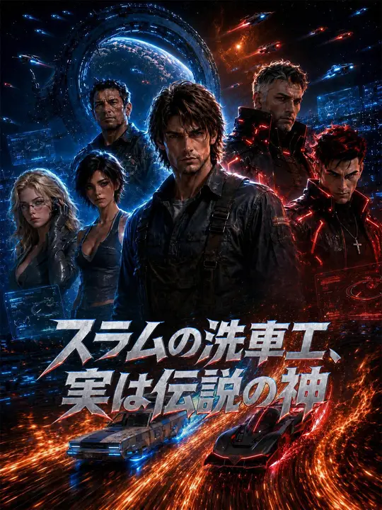 Poster スラムの洗車工、実は伝説の神