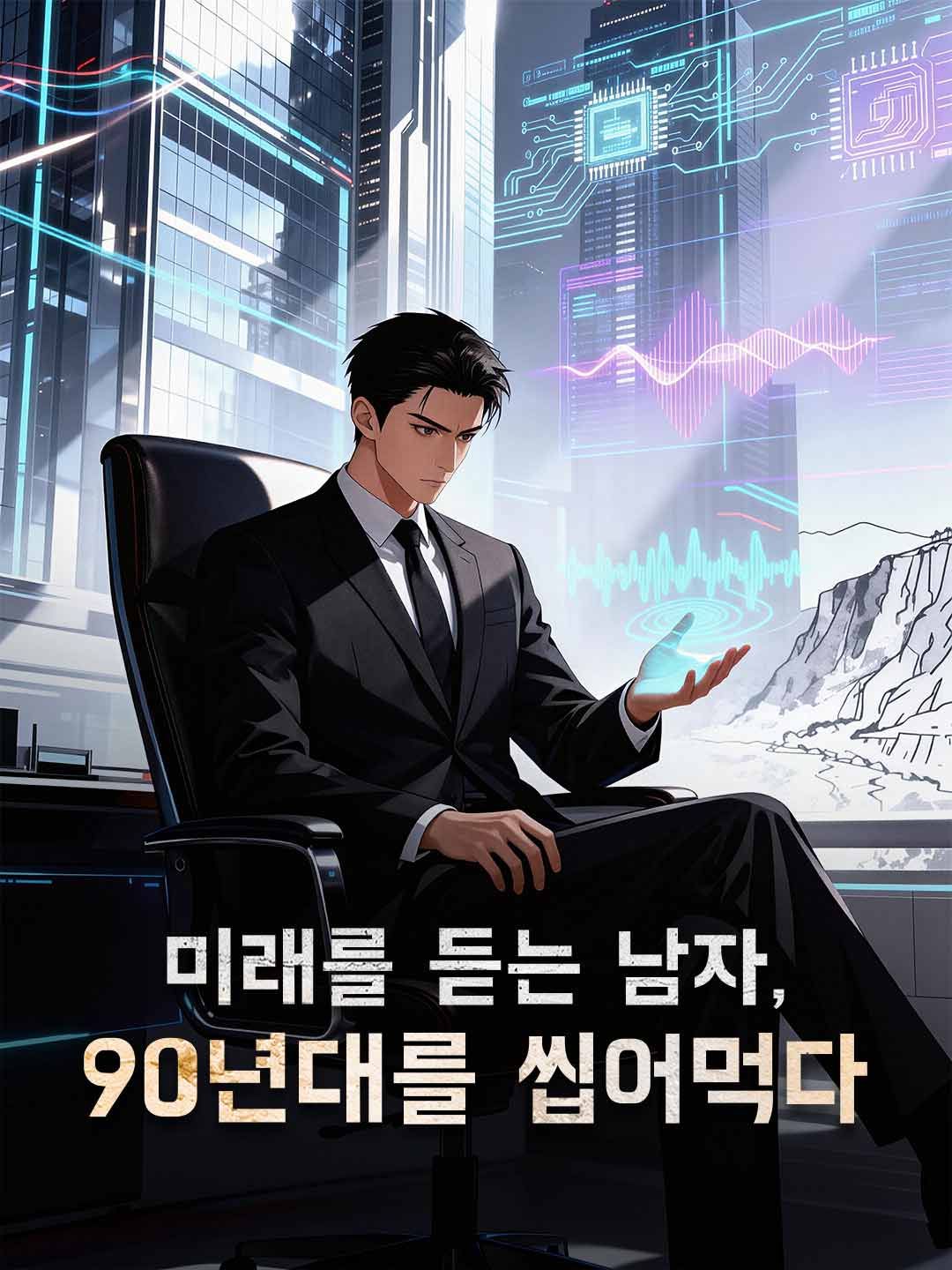 Poster 미래를 듣는 남자, 90년대를 씹어먹다