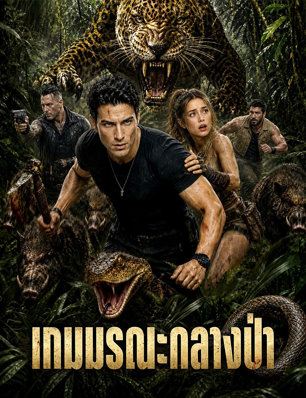 Poster เกมมรณะกลางป่า（ฉบับพากย์ ）
