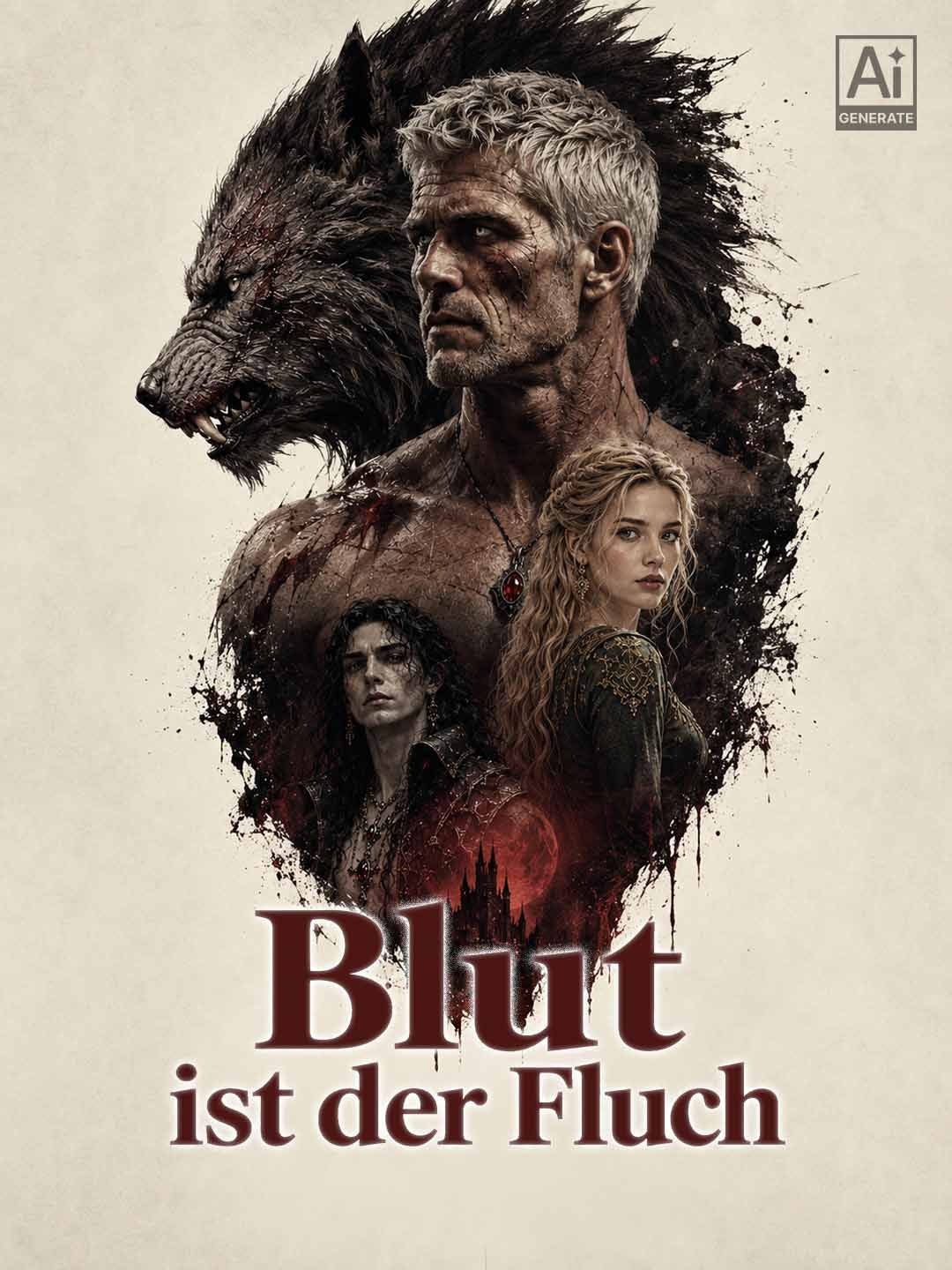 Poster Blut ist der Fluch