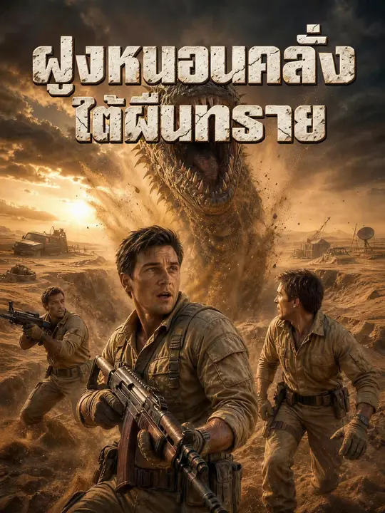 Poster ฝูงหนอนคลั่งใต้ผืนทราย