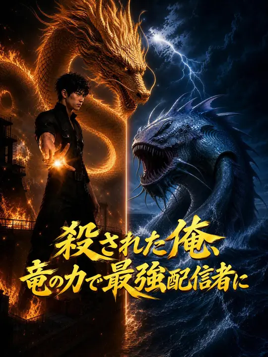 Poster 殺された俺、竜の力で最強配信者に