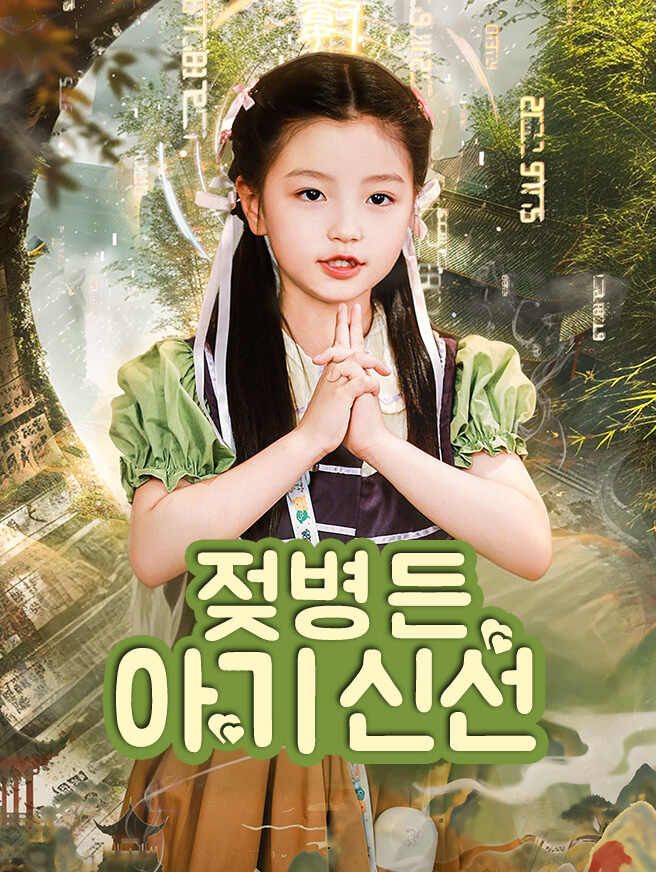 Poster 젖병 든 아기 신선
