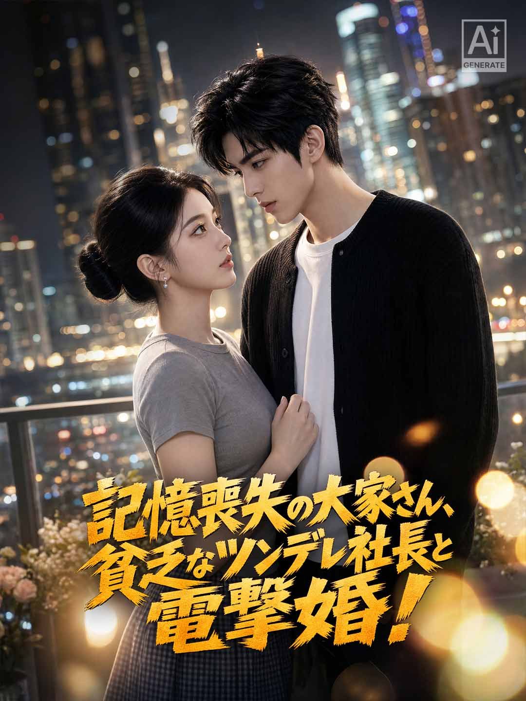 Poster 記憶喪失の大家さん、貧乏なツンデレ社長と電撃婚！