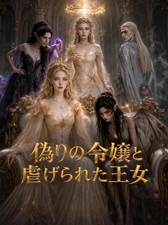 Poster 偽りの令嬢と虐げられた王女