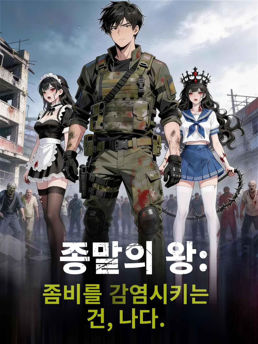 Poster 종말의 왕: 좀비를 감염시키는 건, 나다.