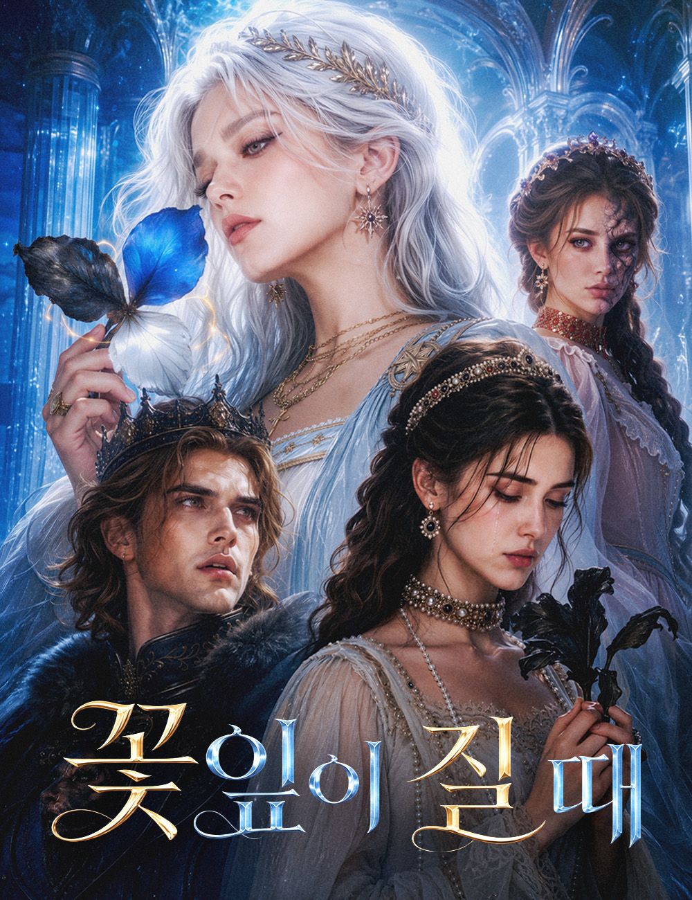 Poster 꽃잎이 질 때