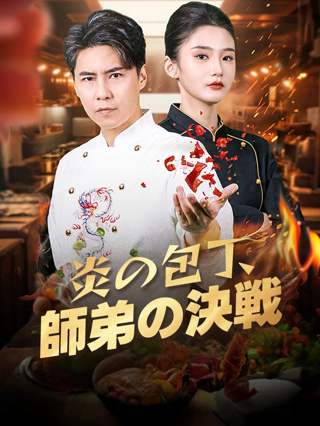 Poster 炎の包丁、師弟の決戦