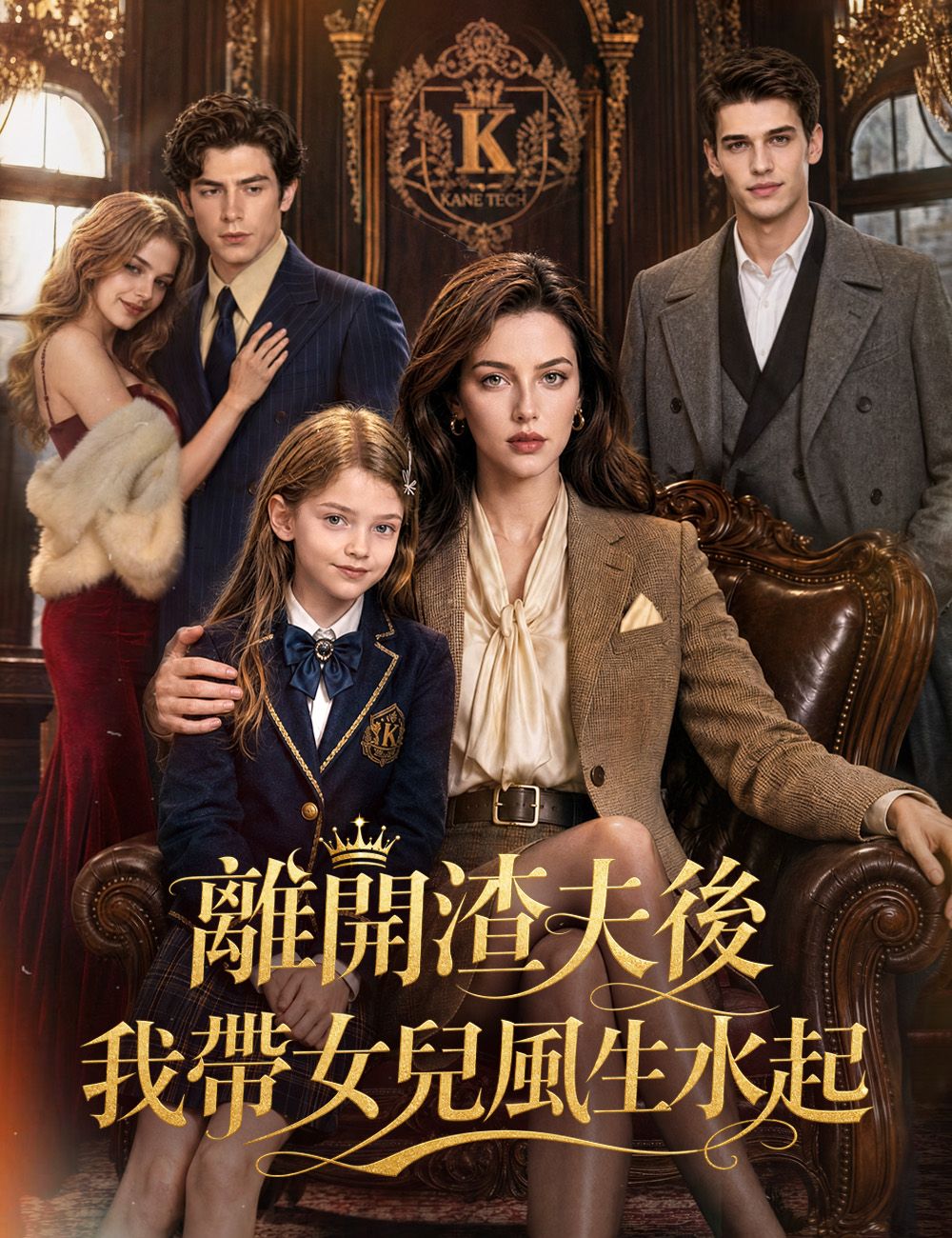 Poster 離開渣夫後，我帶女兒風生水起