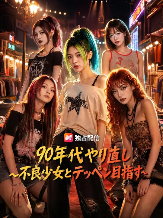 Poster 90年代やり直し～不良少女とテッペン目指す～