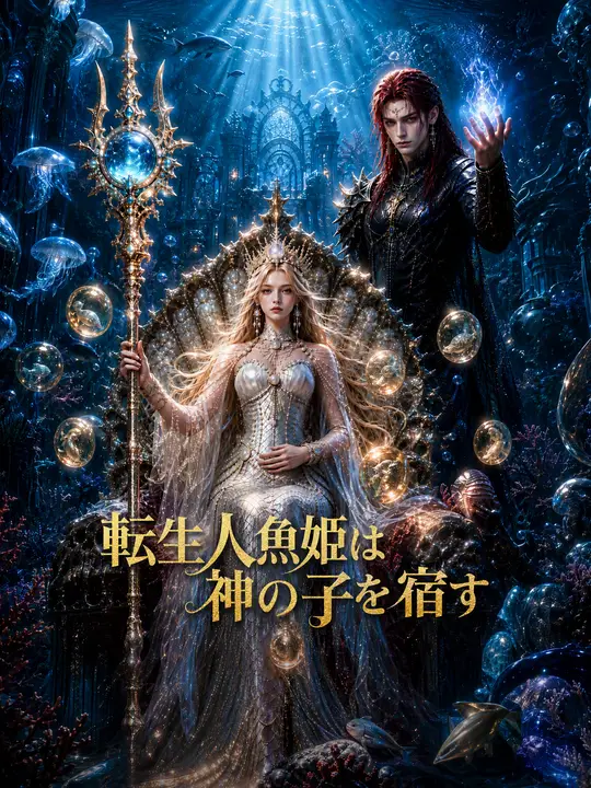 Poster 転生人魚姫は神の子を宿す
