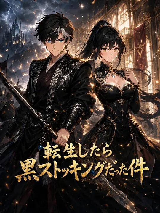 Poster 転生したら黒ストッキングだった件