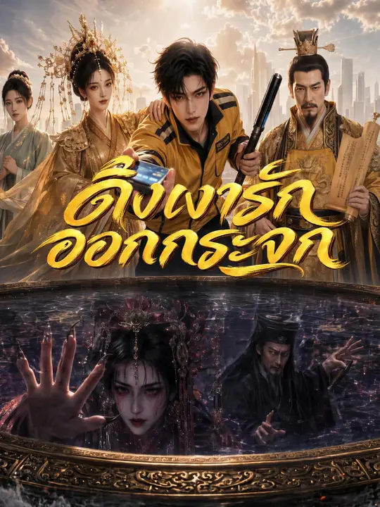 Poster ดึงเงารักออกกระจก