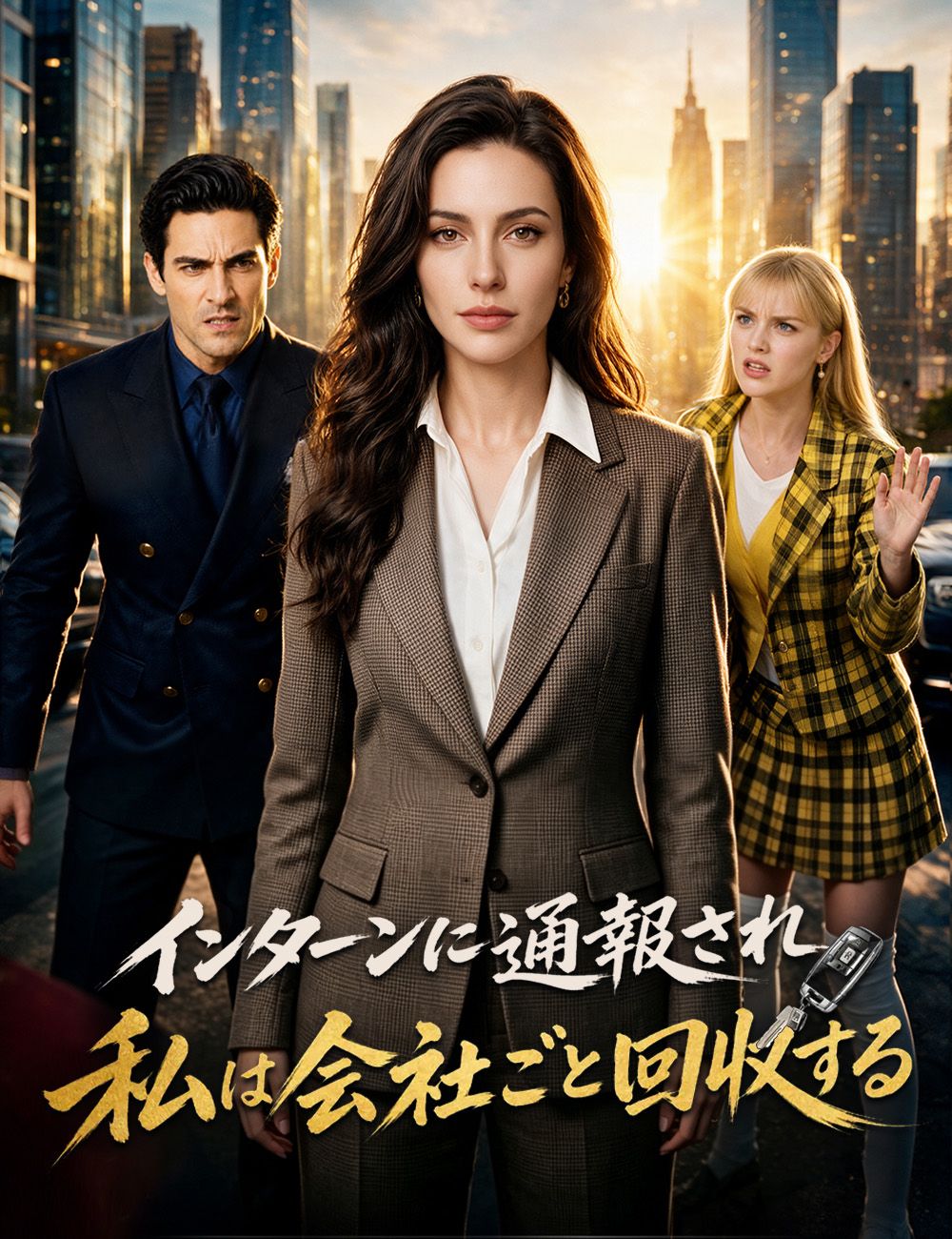 Poster インターンに通報され、私は会社ごと回収する(吹き替え)