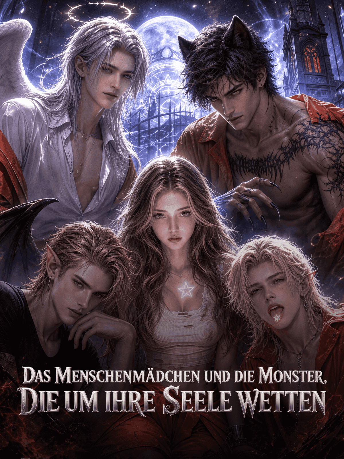 Das Menschenmädchen und die Monster, die um ihre Seele wetten