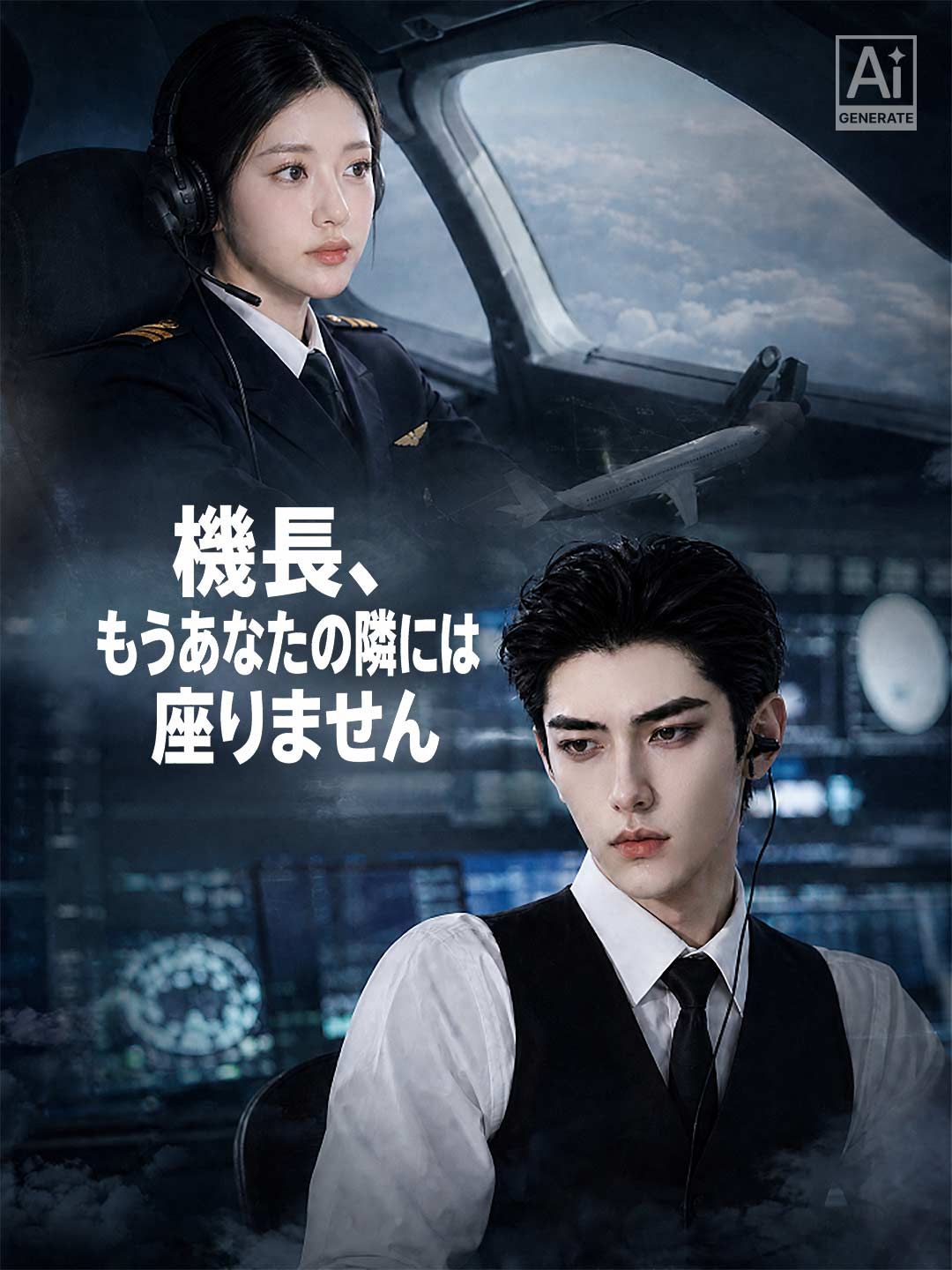 Poster 機長、もうあなたの隣には座りません