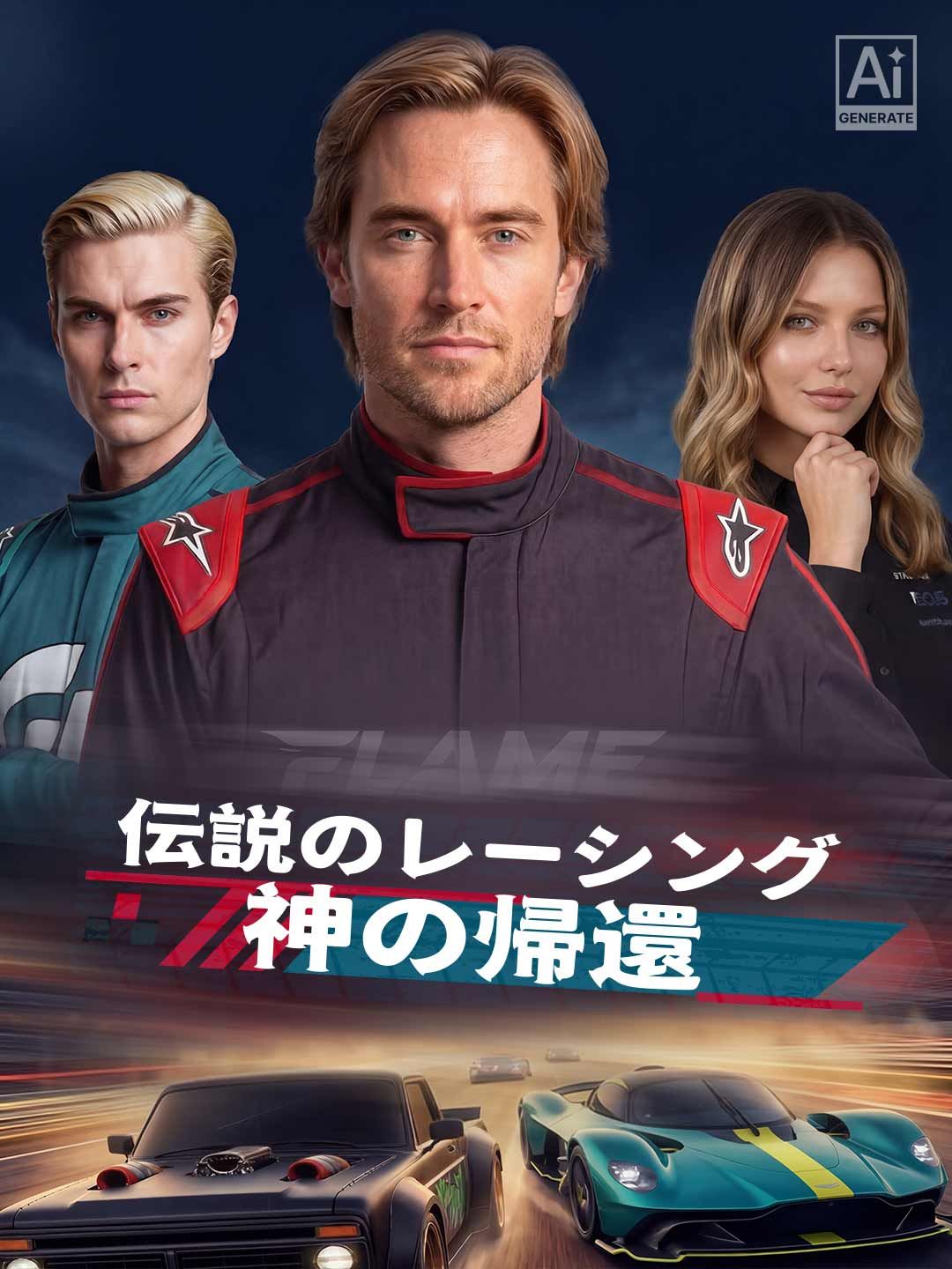 Poster 伝説のレーシング神の帰還